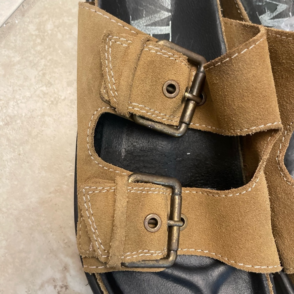 Zara leather buckle sandals - Picture 4 of 7